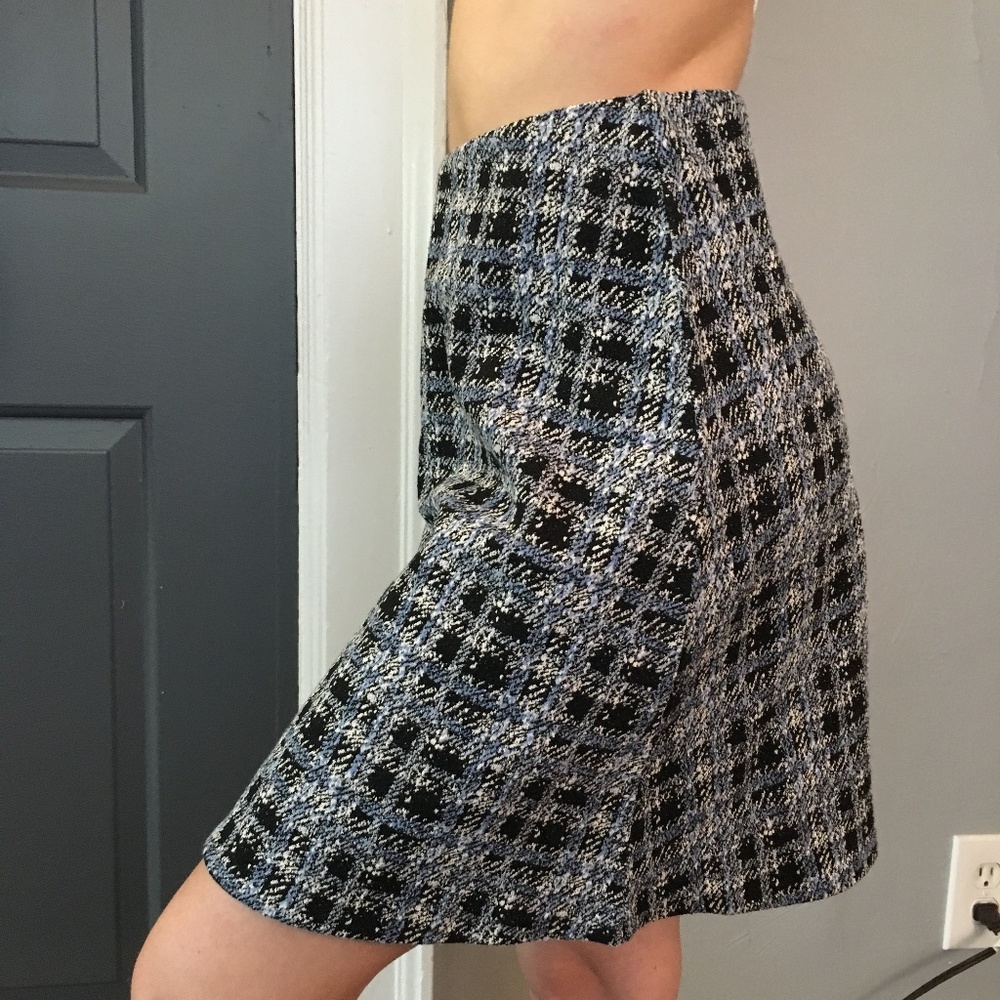 LOFT Plaid Skirt